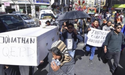 Entierro de Jonathan. Foto: El Alteño