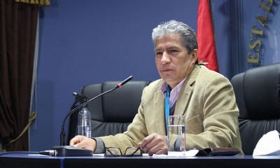 El ministro de Defensa, Edmundo Novillo