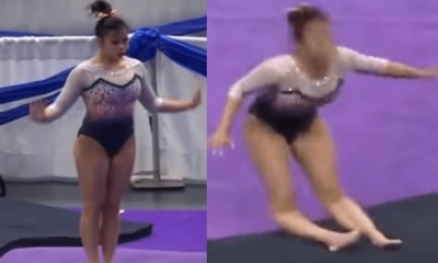 La gimnasta terminó su carrera deportivaFoto. RRSS