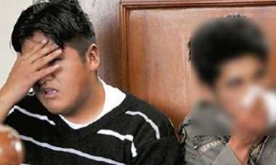Richard Choque en 2013 cuando se lo acusó del primer asesinato.