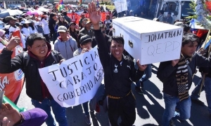 Cientos de estudiantes salieron esta jornada a las calles de diversas ciudades para exigir justicia: Foto: APG Noticias.