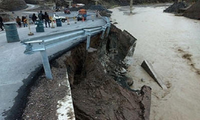El puente se encuentra en el roo San Juan del Oro/Foto. RRSS