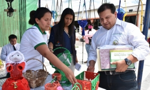 Mostraron sus productos artesanales/Foto. RRSS