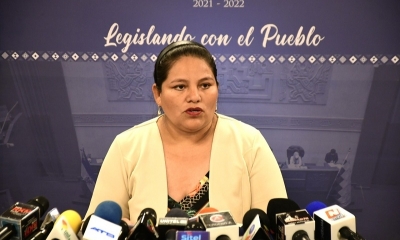 La diputada del MAS, Deisy Choque