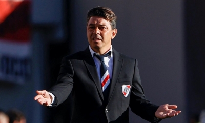 El entrenador de River Plate, Marcelo Gallardo. 