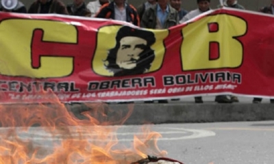 La COB en manifestaciones 