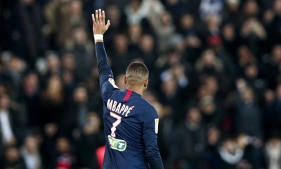 El delantero francés Kylian Mbappé del París Saint-Germain. | EFE