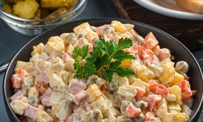 Ensalada con jamón