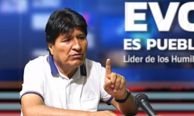 El expresidente y líder del Movimiento Al Socialismo (MAS), Evo Morales