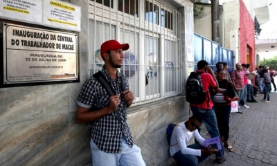 El desempleo sigue cayendo en Brasil.