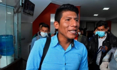 El dirigente cocalero Arnold Alanez.