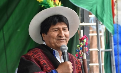 El presidente Evo Morales