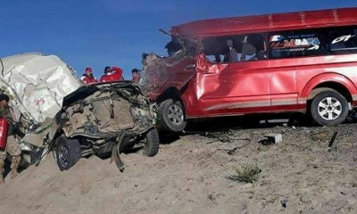 Así fue el impacto/Foto. RRSS
