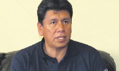 Iván Arciénega, alcalde de Sucre/Foto. RRSS