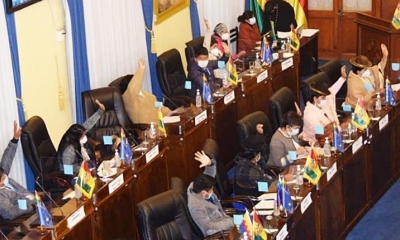 Sesión del Senado. FOTO archivo | @SenadoBolivia
