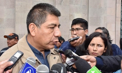 El canciller boliviano Fernando Huanacuni. | Foto archivo