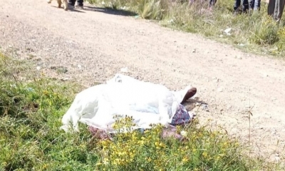 El cadáver de Pastora Capa, que fue encontrado la mañana de este miércoles en El Alto.