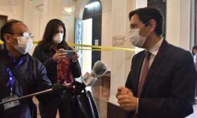 El presidente del Tribunal Supremo Electoral (TSE), Salvador Romero Ballivian, asiste a la Cámara de Diputados | APG
