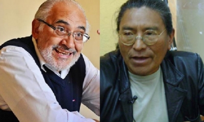 Carlos Mesa y Fernando Untoja/Foto. Kandire