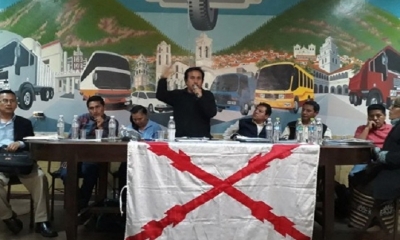 Dirigentes de la Asamblea de Chuquisaca. Foto: Abya Yala