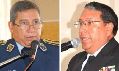 ex jefes militares Gonzalo Terceros y Palmiro Jarjury
