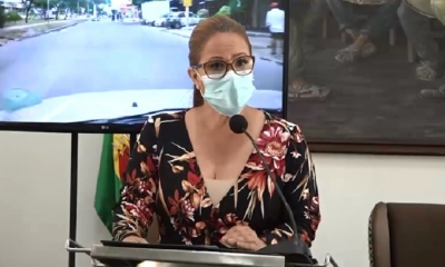 La alcaldesa interina de Santa Cruz de la Sierra, Angélica Sosa