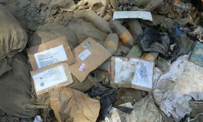 Comunarios econtraron documentos que el antiguo fiscal habría botado al río/Foto. RRSS