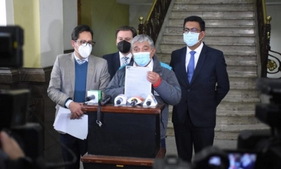 El alcalde de La Paz, Iván Arias