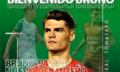 Bruno Pascua, delantero español que fichó en Real Tomayapo.