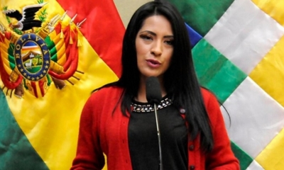 La exministra de Culturas, Wilma Alanoca