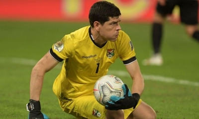 El portero boliviano Carlos Lampe