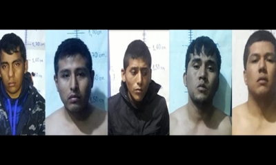 Los detenidos fueron presentados a los medios de comunicación