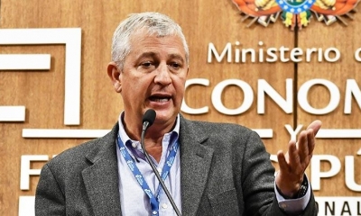Branko Marincovic cuando era ministro del Estado |  APG