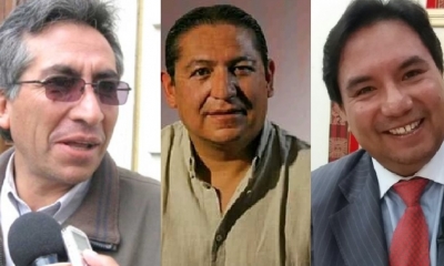 Gustavo Torrico, José Luis Bedregal y Marcelo Silva/Foto. Kandire