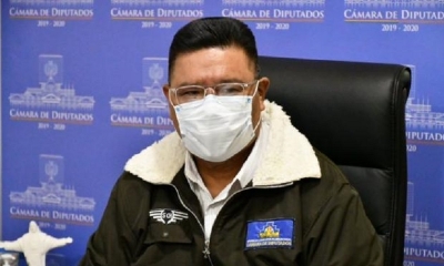 El presidente de la Cámara de Diputados, Sergio Choque