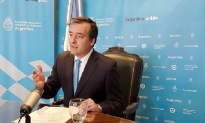 El ministro de Justicia de ese país, Martín Soria