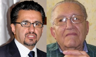 Sacha Llorenti y Luis García/Foto.Kandire