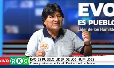 El expresidente y líder del MAS, Evo Morales