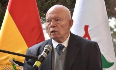 El presidente del Tribunal Supremo Electoral (TSE), Oscar Abel Hassenteufel