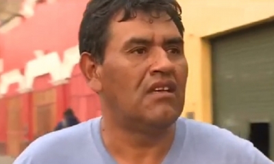 Santos Quisquiche, exalcalde de Oxamarca/Foto. Captura de pantalla