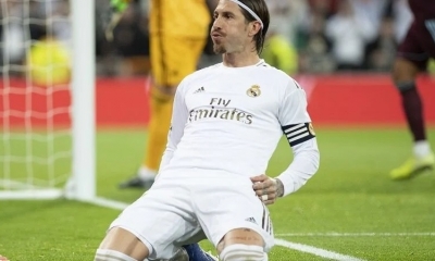 El capitán del Real Madrid, Sergio Ramos