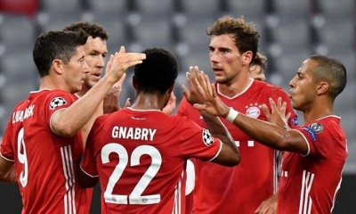 Jugadores del Bayern celebran la victoria sobre el Chelsea FC. | EFE