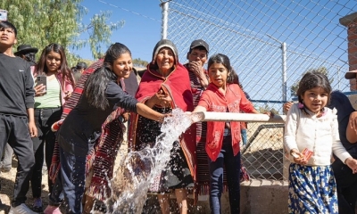Proyectos de agua entregados por el Gobierno.