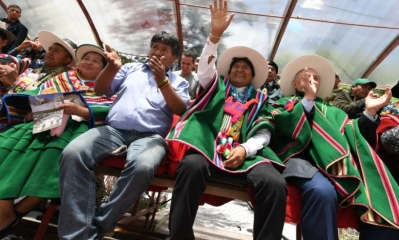 Evo Morales en Oruro/Foto. ABI