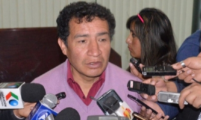 El presidente de la Cámara de Diputados, Víctor Borda