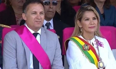  Luis Fernando López  y Jeanine Añez