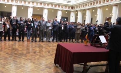 Posesión de la gestión 2017/Foto. RRSS