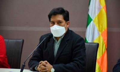 El ministro de Salud y Deportes, Jeyson Auza