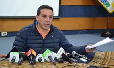 El ministro de Economía Mario Guillen.