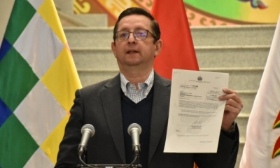 Oscar Ortiz, ministro de Desarrollo Productivo. Foto: Ministerio de Comunicación.